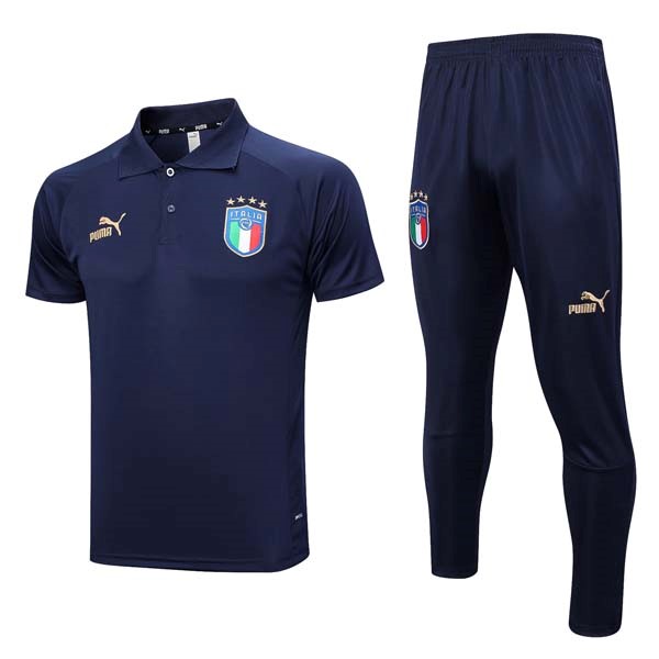 Polo Italia Conjunto Completo 2023-24 Azul